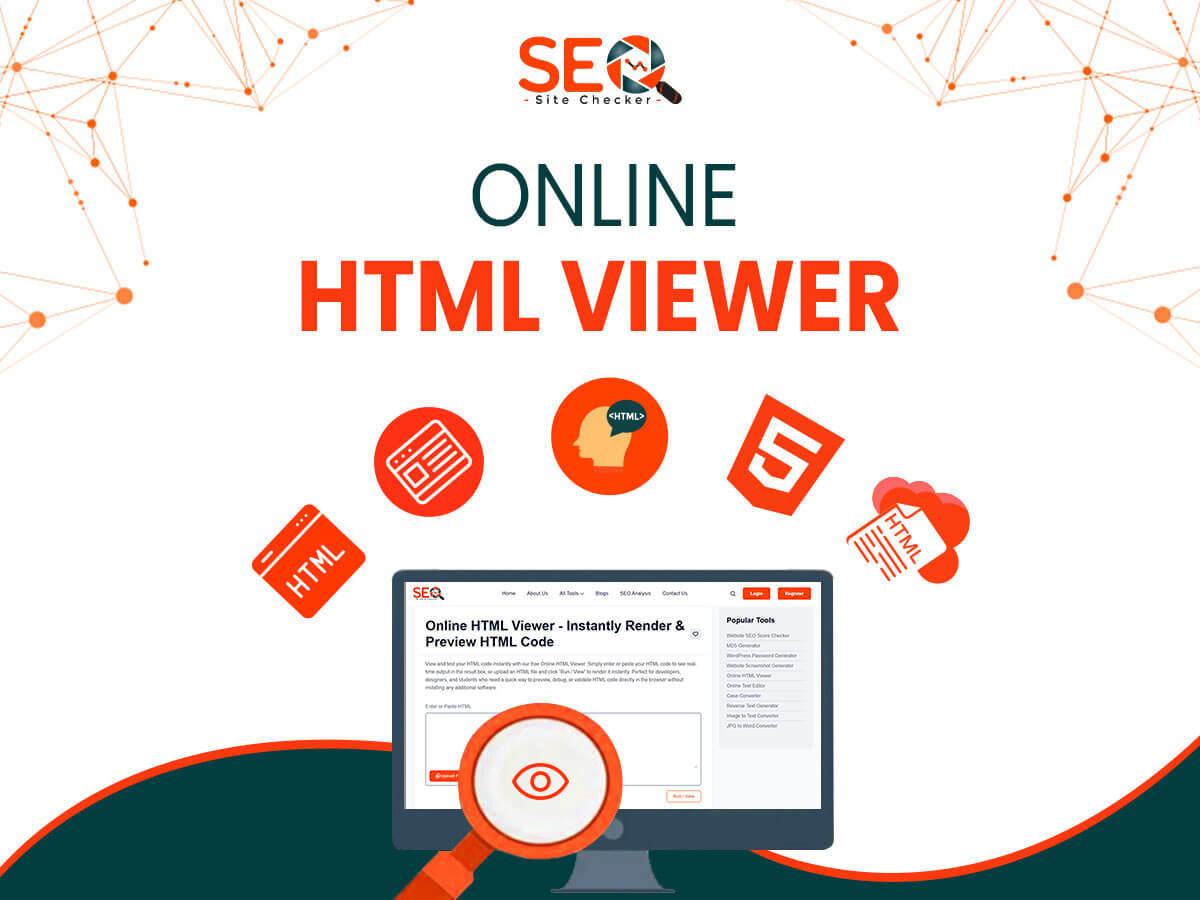 Online HTML Viewer Free - SEO Site Checker
