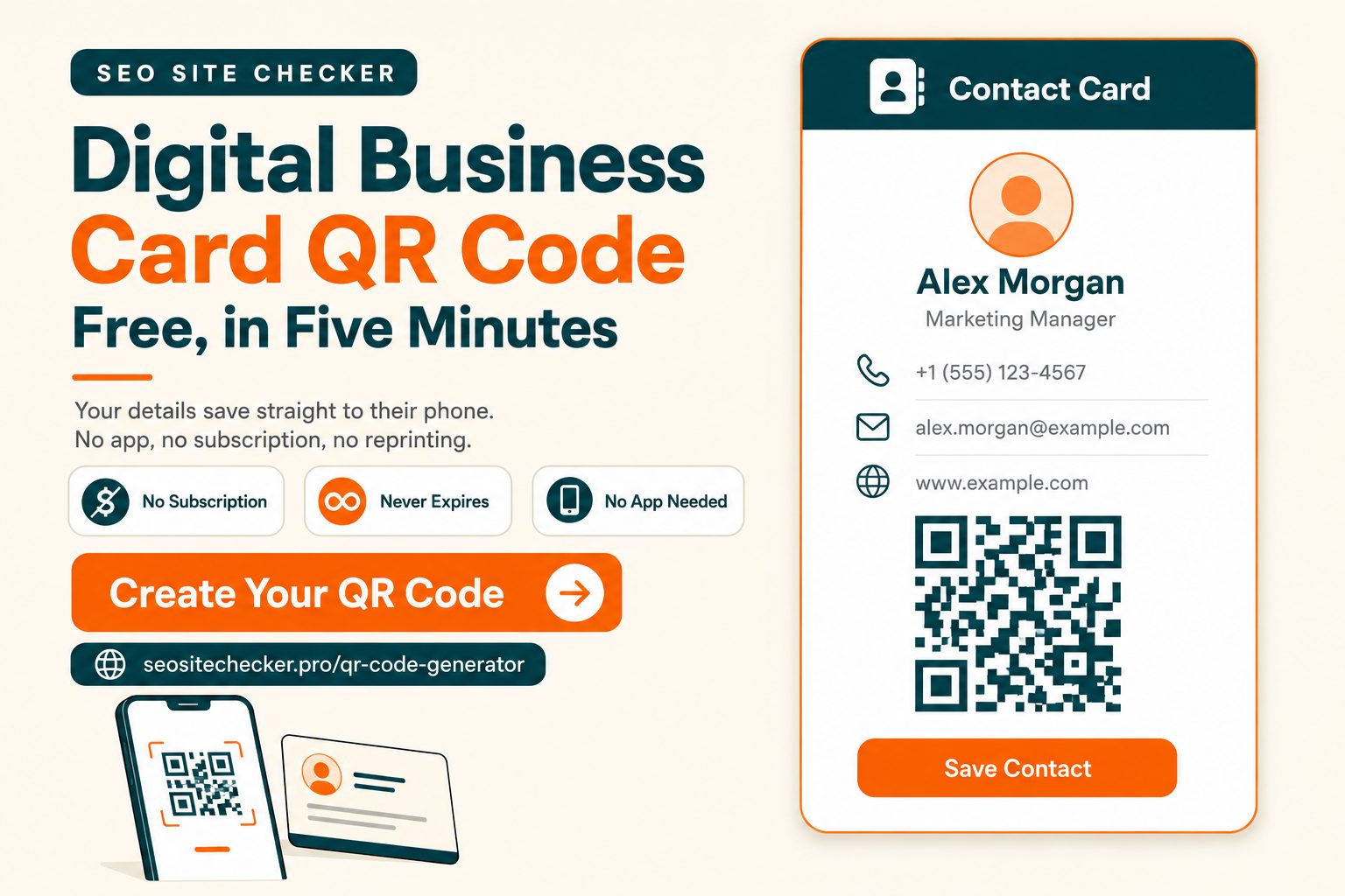 How to Create a Digital Business Card with a QR Code
