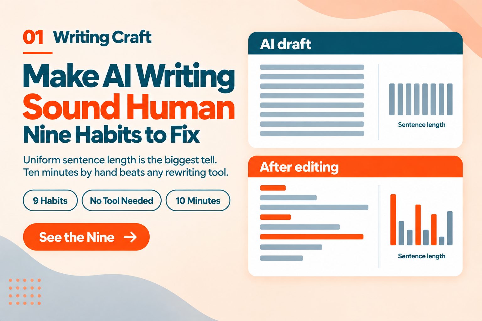 How to Make AI Writing Sound Human