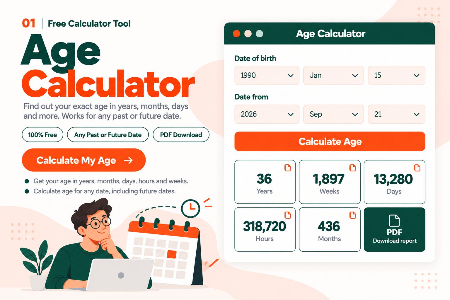 How to Calculate Age Online — Free Age Calculator