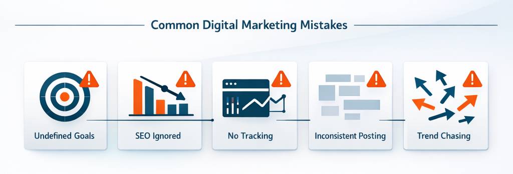 Common Digital Marketing Mistakes