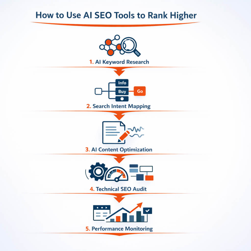 Step-by-Step: How to Use AI SEO Tools to Rank Higher