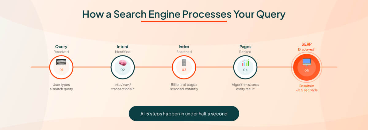 How a Search Engine Processes Your Query Step by Step