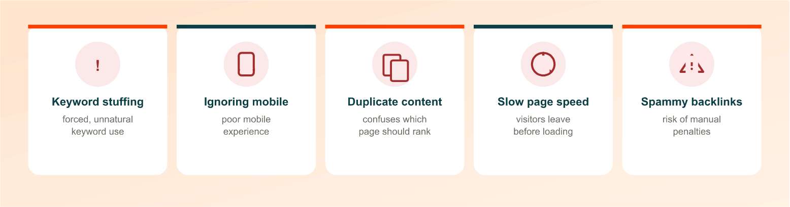 Common SEO Mistakes That Hurt Your Score