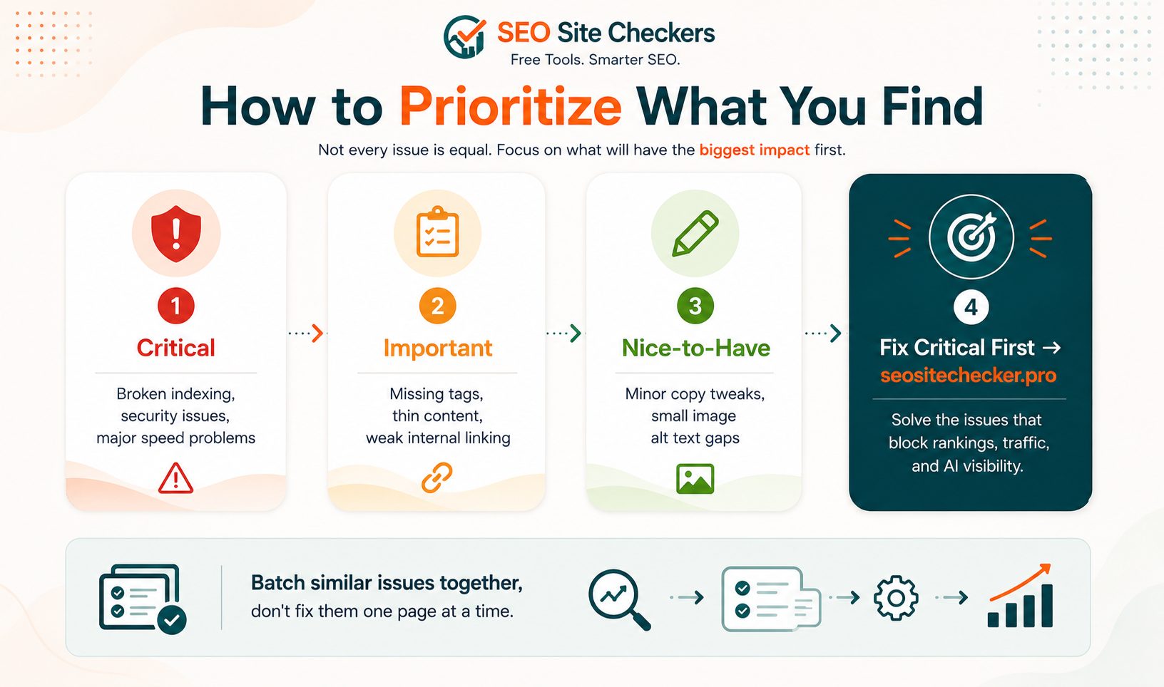 How to Prioritize and Fix What You Find